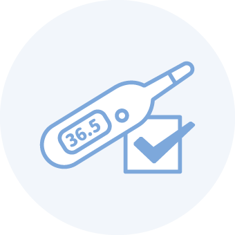 検温をしております